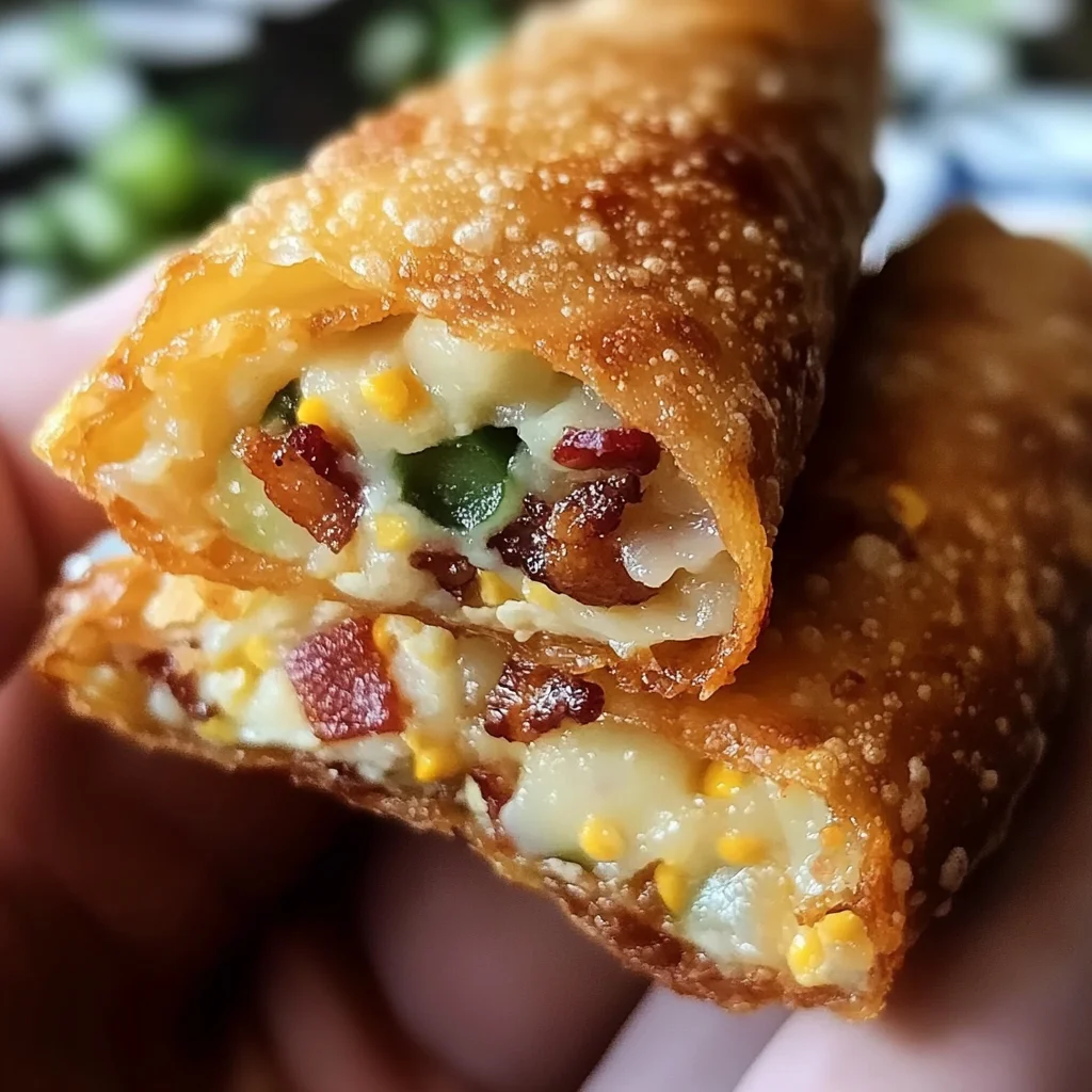 Bacon Jalapeño Eggrolls
