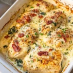 Baked Tuscan Chicken Casserole