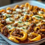 Beefy Tortellini Bake