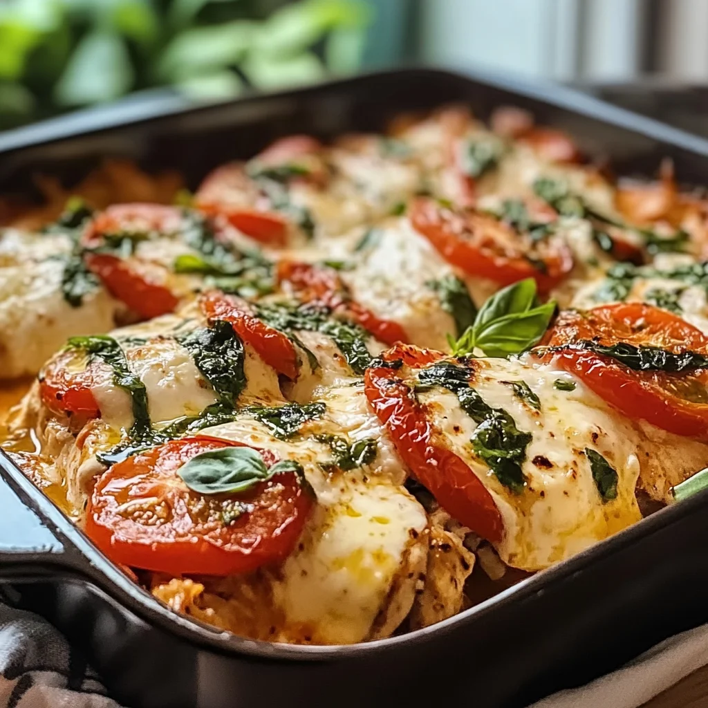 Caprese Chicken Casserole