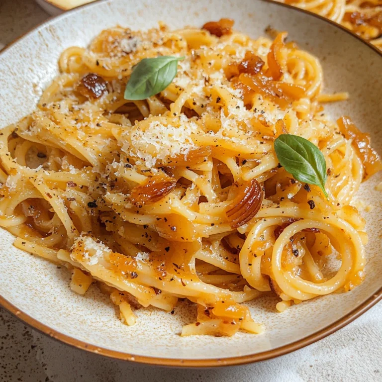 Caramelized Onion Pasta