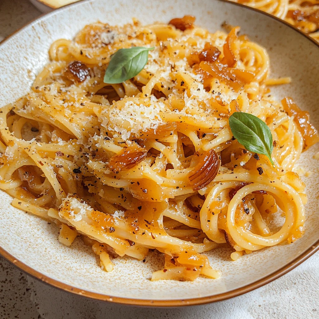 Caramelized Onion Pasta