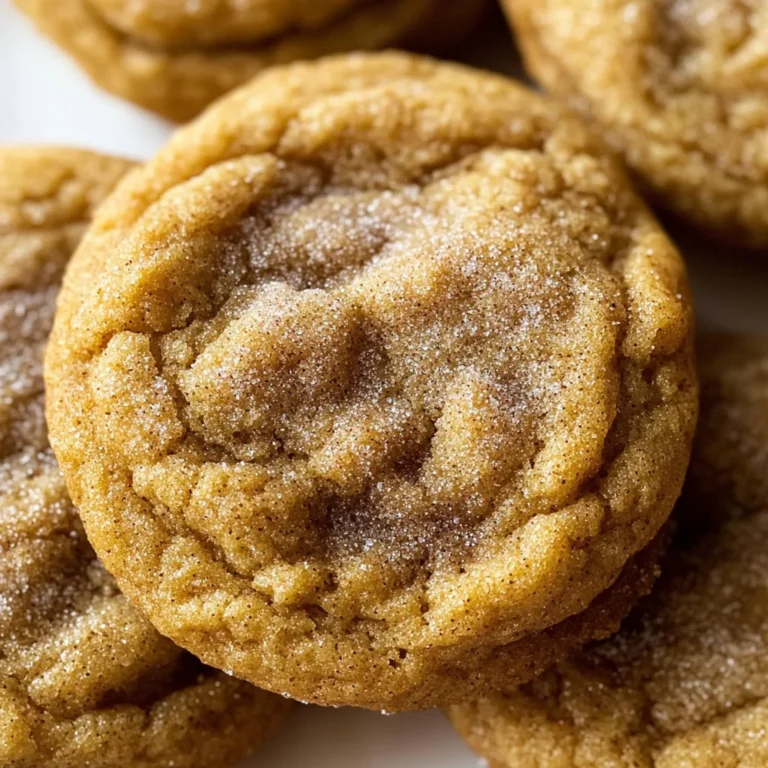 Chewy Pumpkin Snickerdoodle Cookies