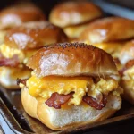 Crack Breakfast Sliders (Turkey Bacon Egg & Cheese)
