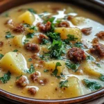 Creamy Chorizo Potato Soup