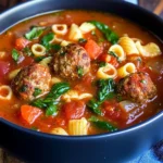 Creamy Italian Meatball Soup