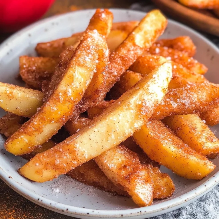 Crispy Air Fryer Apple Fries