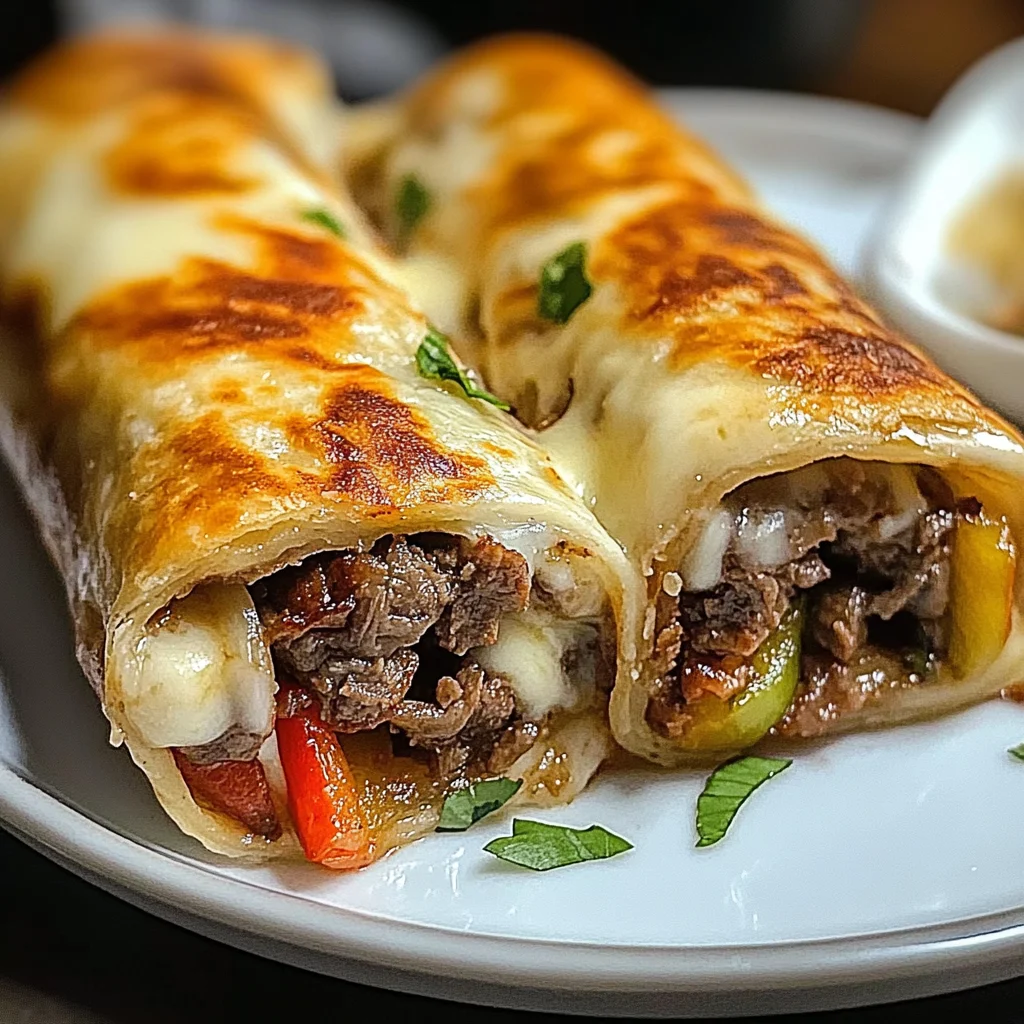 Delicious Keto Philly Cheesesteak Roll Ups