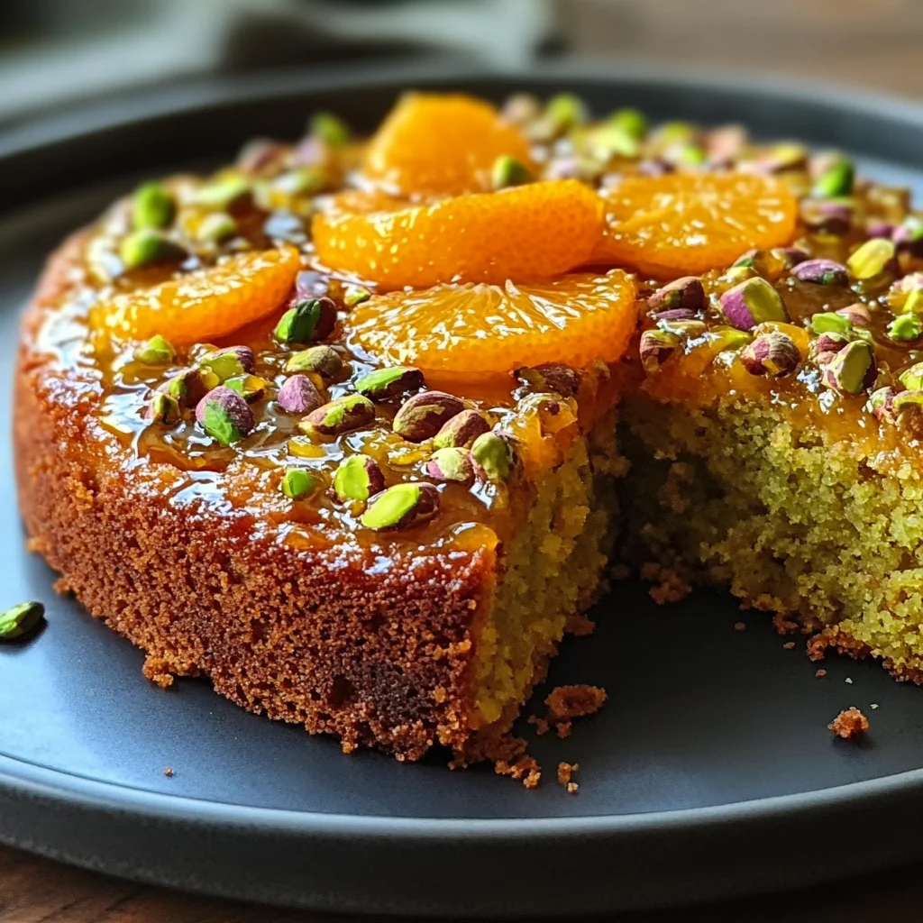 Flourless Orange Pistachio Cake