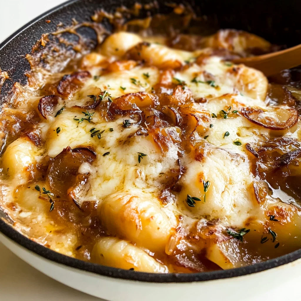 French Onion Gnocchi
