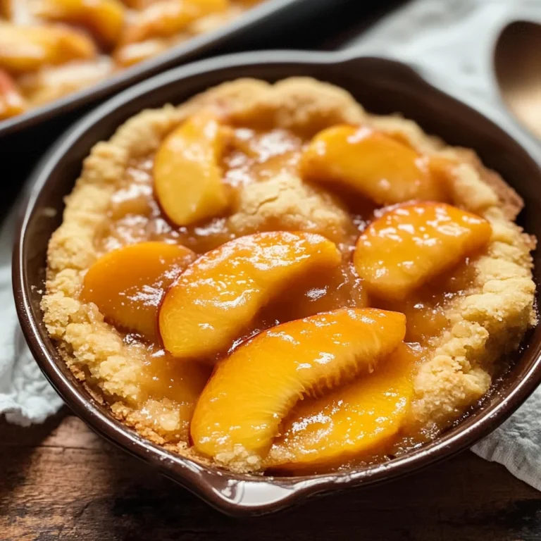 Fresh Peach Cobbler Recipe