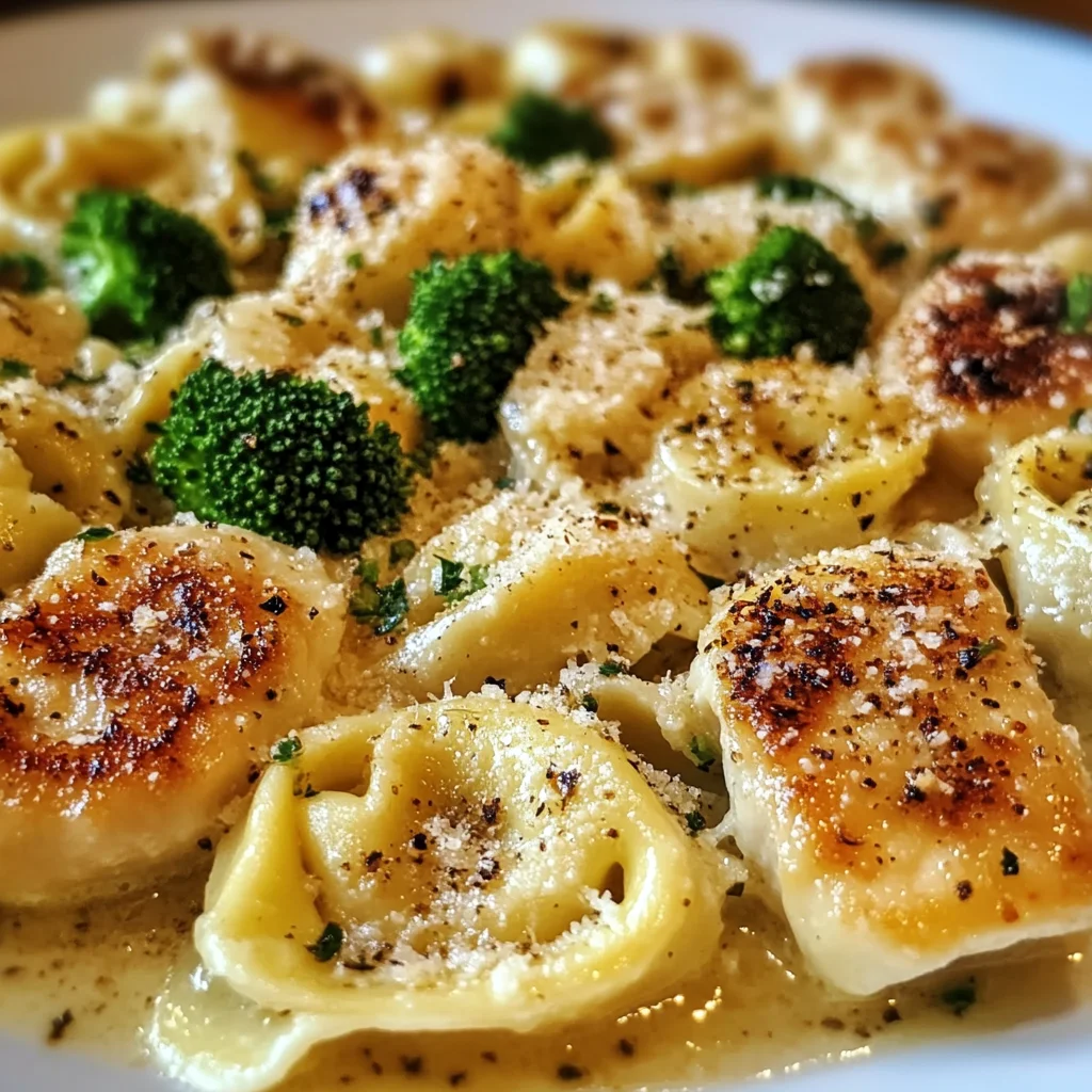 Garlic Parmesan Chicken Tortellini