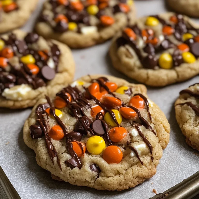 Gooey Reese’s Cheesecake Cookies