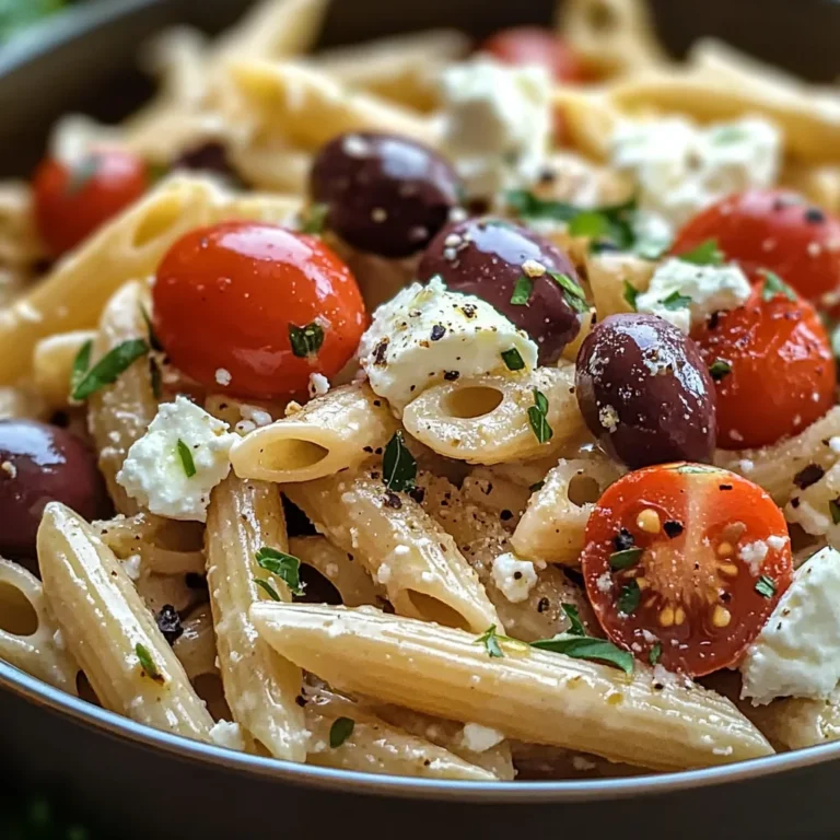 Greek Pasta with Feta and Olives (25-Minutes)