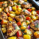 Hawaiian Chicken Sheet Pan Dinner