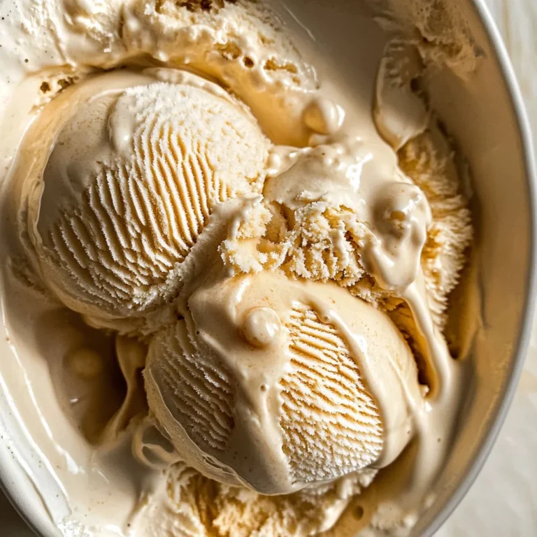 Homemade Maple Ice Cream