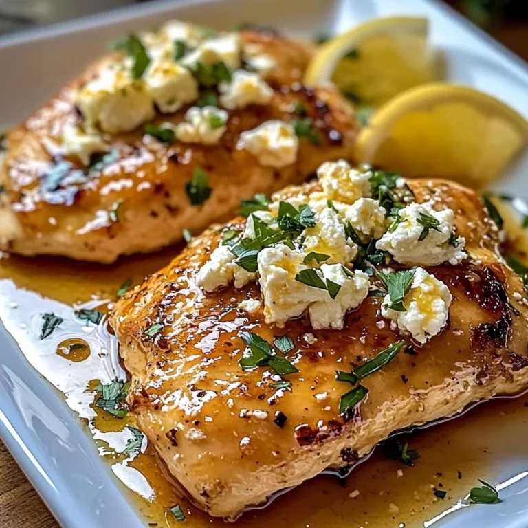 Hot Honey Feta Chicken Dish: A Deliciously Spicy and Savory Recipe