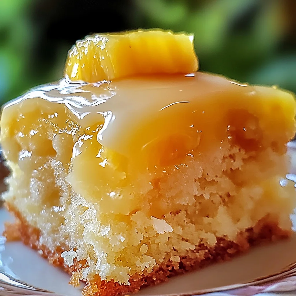 Juicy Pineapple Heaven Cake