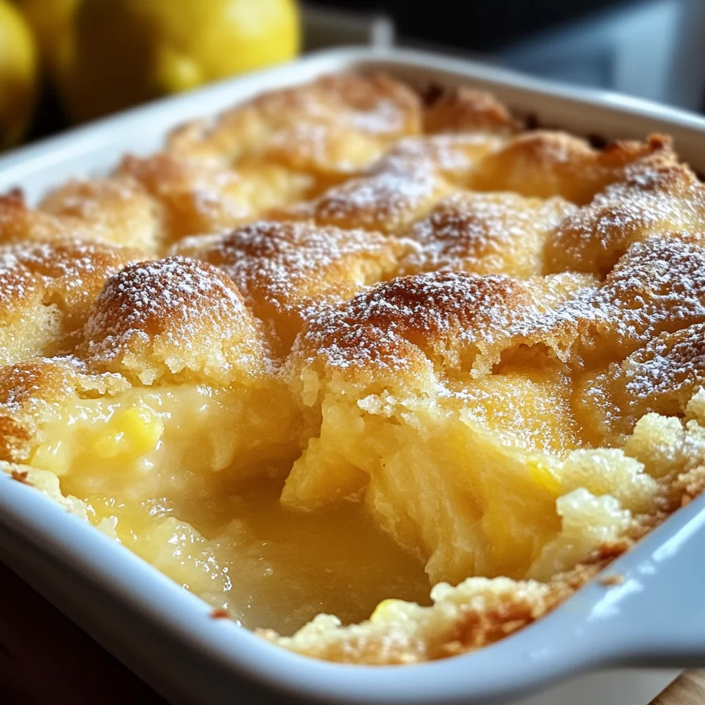 Magic Lemon Cobbler: A Sweet, Tangy Dessert Delight