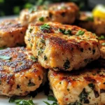 Mediterranean Chicken Patties