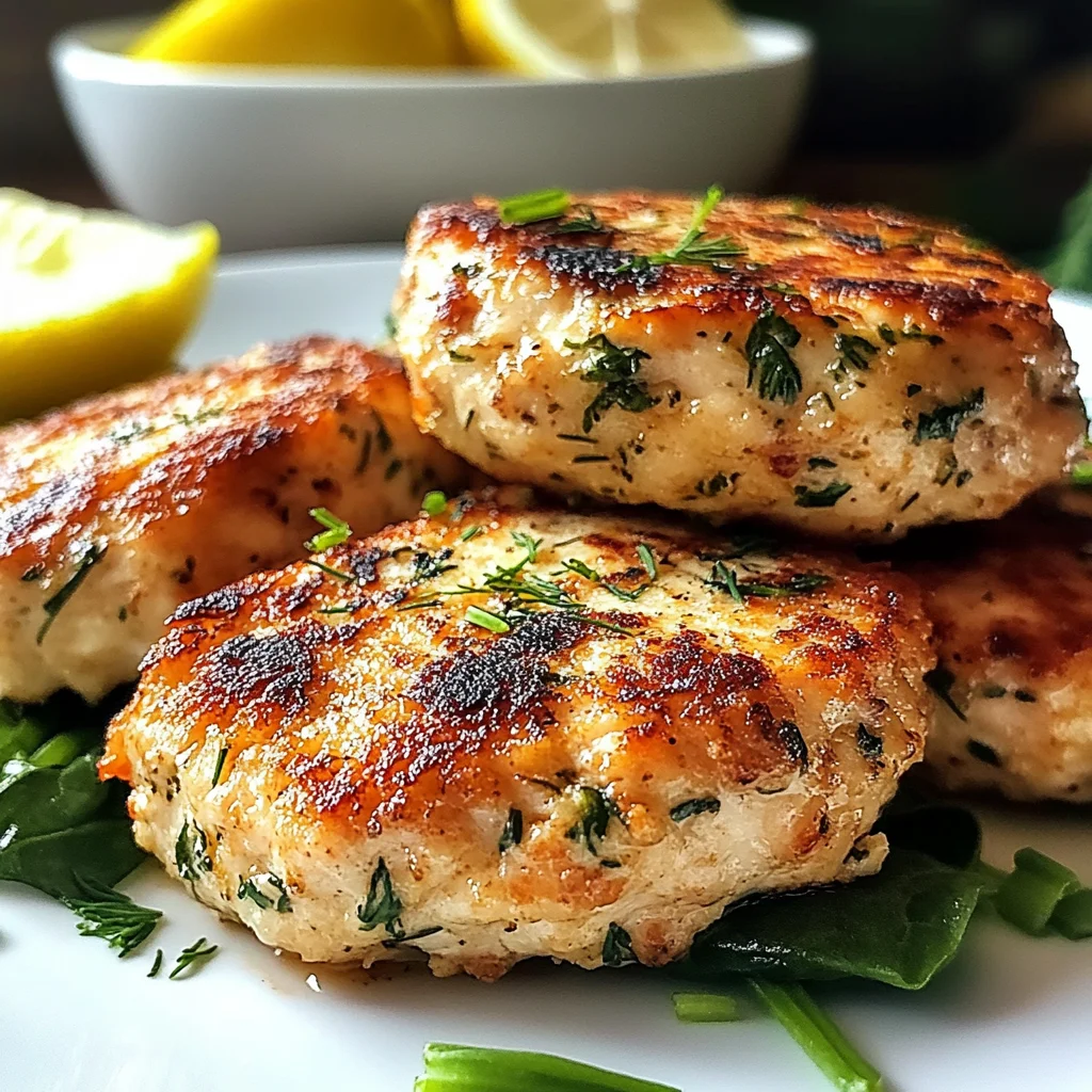 Mediterranean Chicken Patties