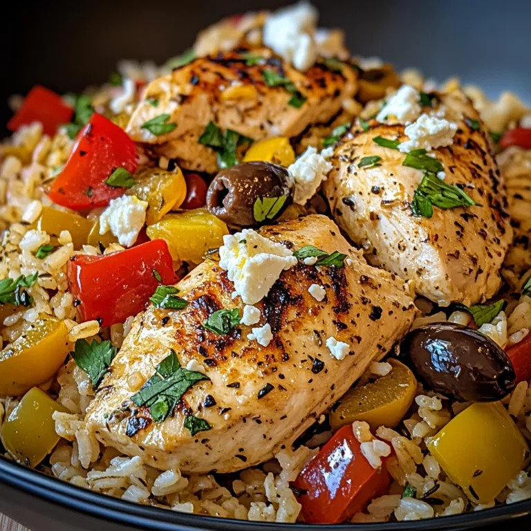 Mediterranean Chicken and Rice