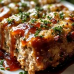 Melt-in-Your-Mouth Garlic Parmesan Chicken Meatloaf