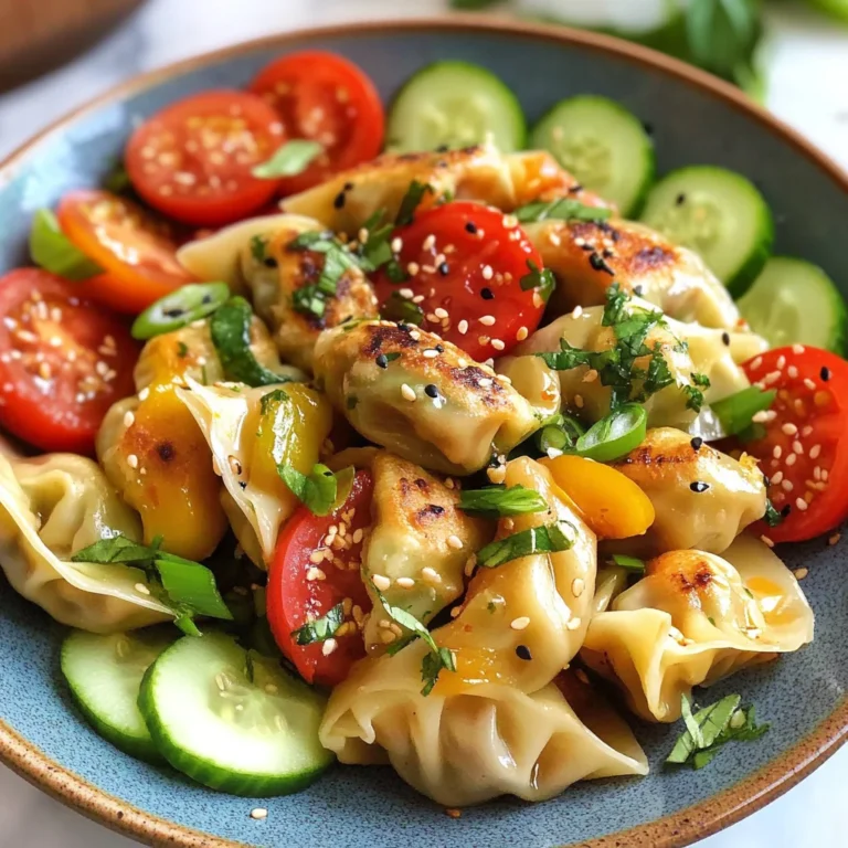 Potsticker Salad (Dumpling Salad)