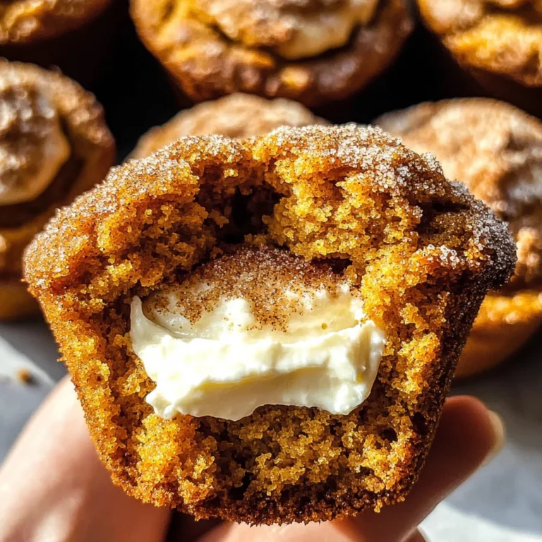 Pumpkin Muffins with Maple Cream Cheese Filling