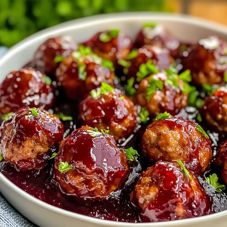 Quick Cranberry Meatballs (Christmas Recipe)