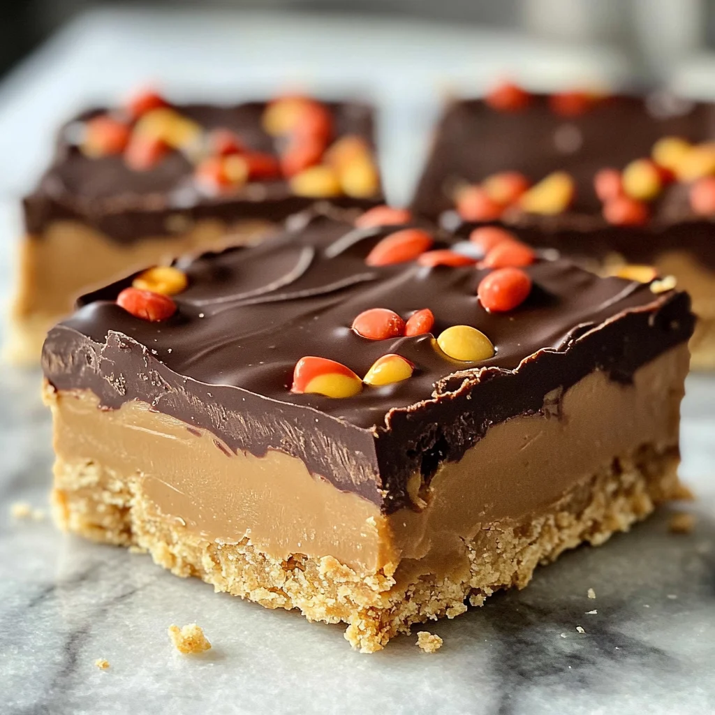 Reese’s Peanut Butter No-Bake Bars Recipe