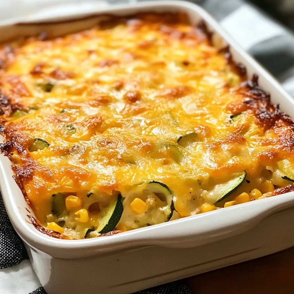 Savory Garden Zucchini Casserole - Alrightwithme
