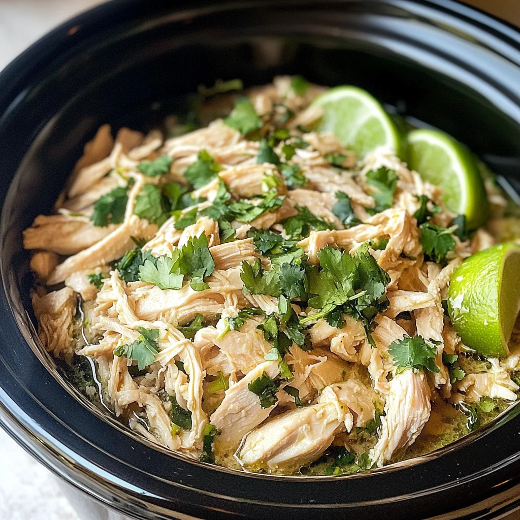 Slow Cooker Cilantro Lime Chicken