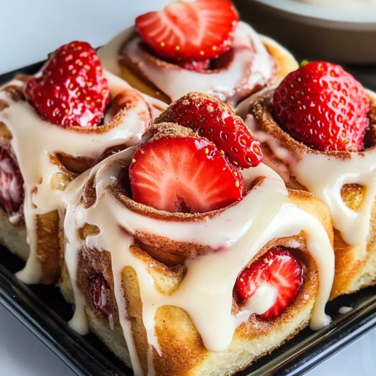 Strawberry Cheesecake Cinnabon Rolls Recipe
