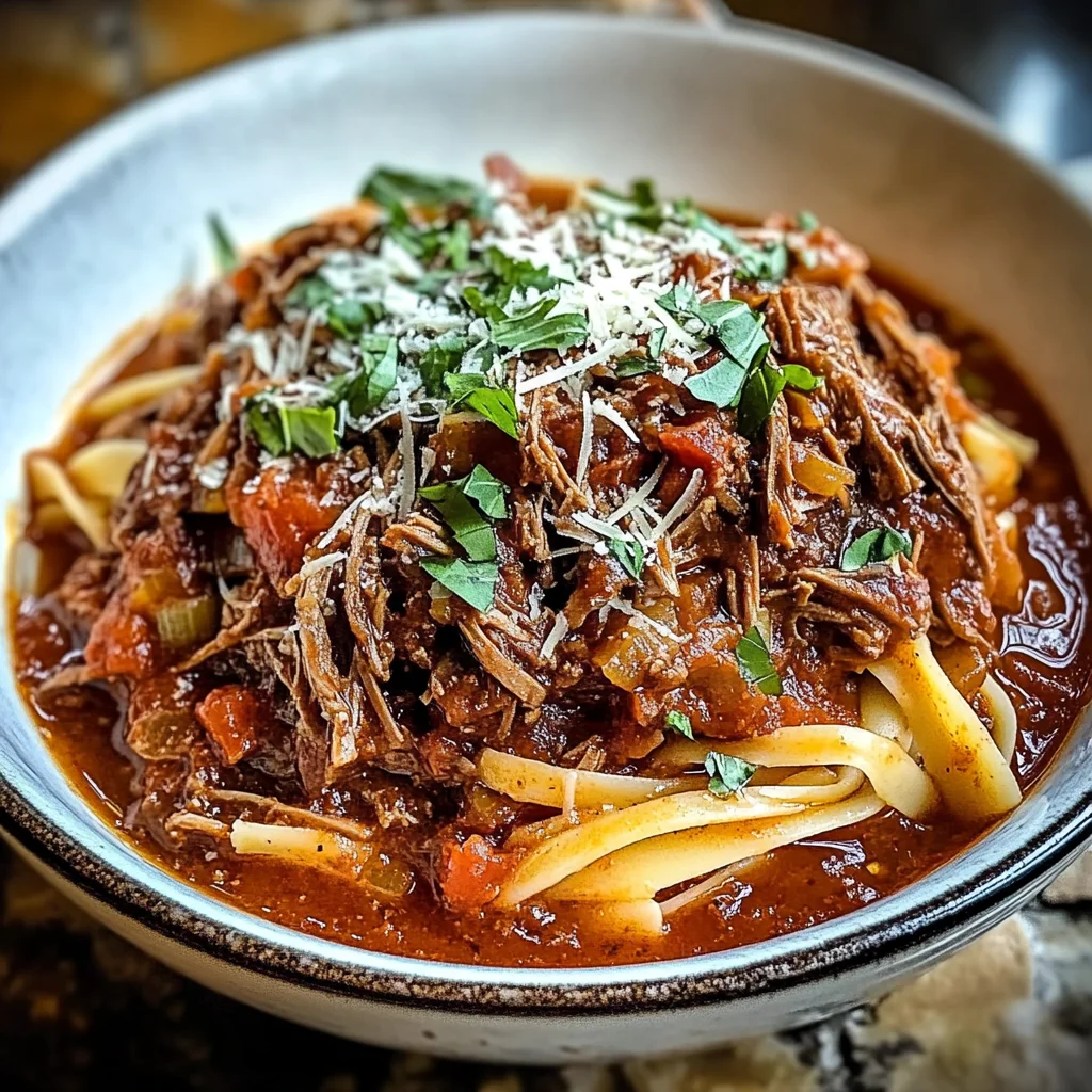 Sunday Slow Cooker Beef Ragu Recipe