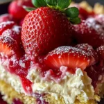 The Ultimate Strawberry Cheesecake Dump Cake