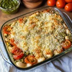 White Bean and Pesto Bake