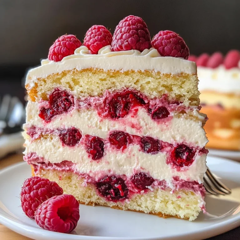 White Chocolate Raspberry Dream Cake