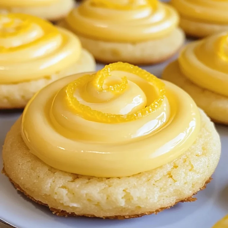 Zesty Lemon Frosted Cookies: A Tangy Delight to Brighten Your Day