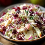 Cranberry Apple Coleslaw: A Delicious & Healthy Recipe