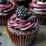 Dark Chocolate Blackberry Cupcakes: Indulge in a Decadent Dessert Delight