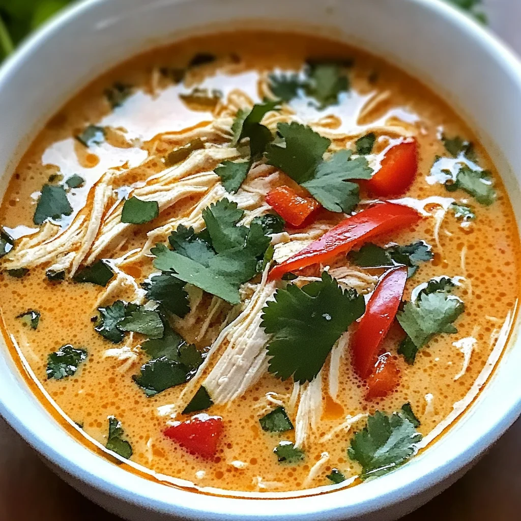 Easy Thai Coconut Chicken Soup