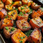 Garlic Butter Roasted Sweet Potatoes: A Delicious and Easy Recipe