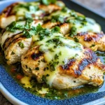Grilled Salsa Verde Pepper Jack Chicken