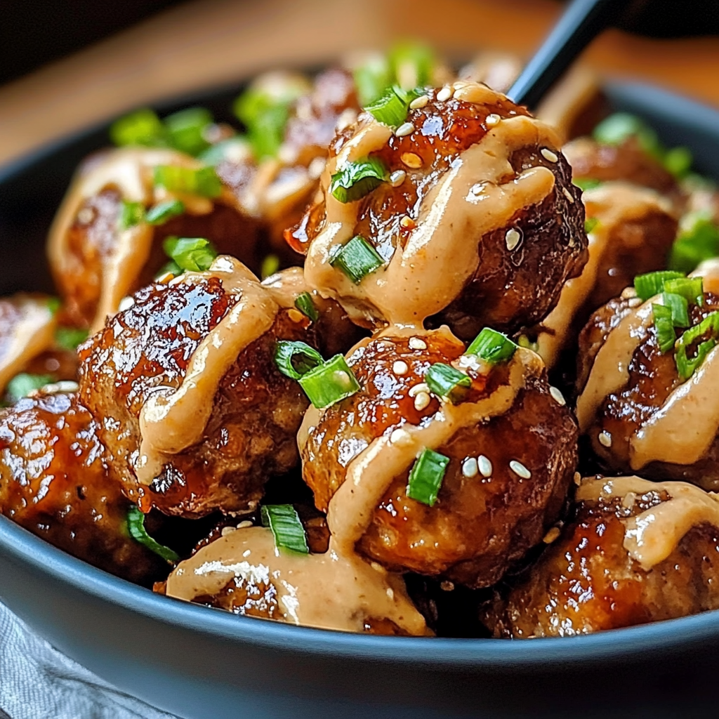 Korean BBQ Meatballs with Spicy Mayo Dip: A Flavor-Packed Beginner-Friendly Recipe