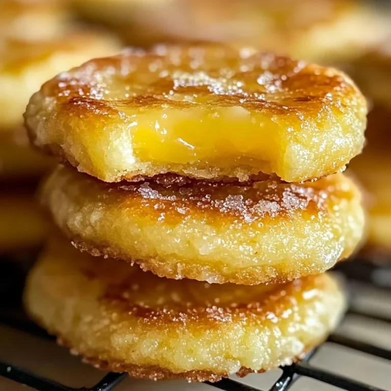 Lemon Curd Crème Brûlée Cookies - Tangy & Sweet Treat