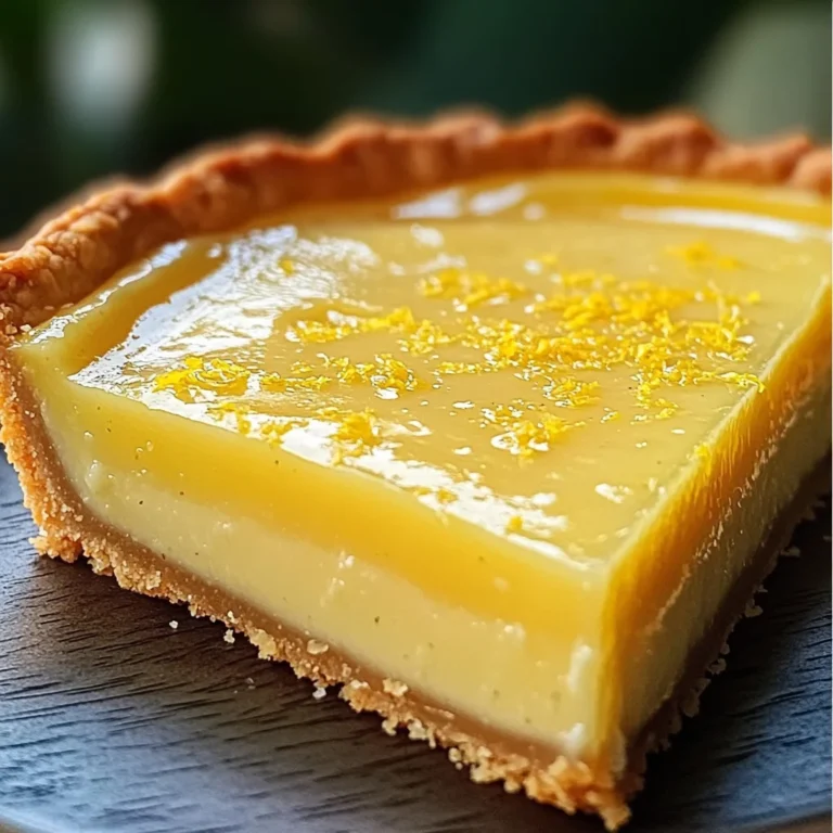 Lemon Custard Tart