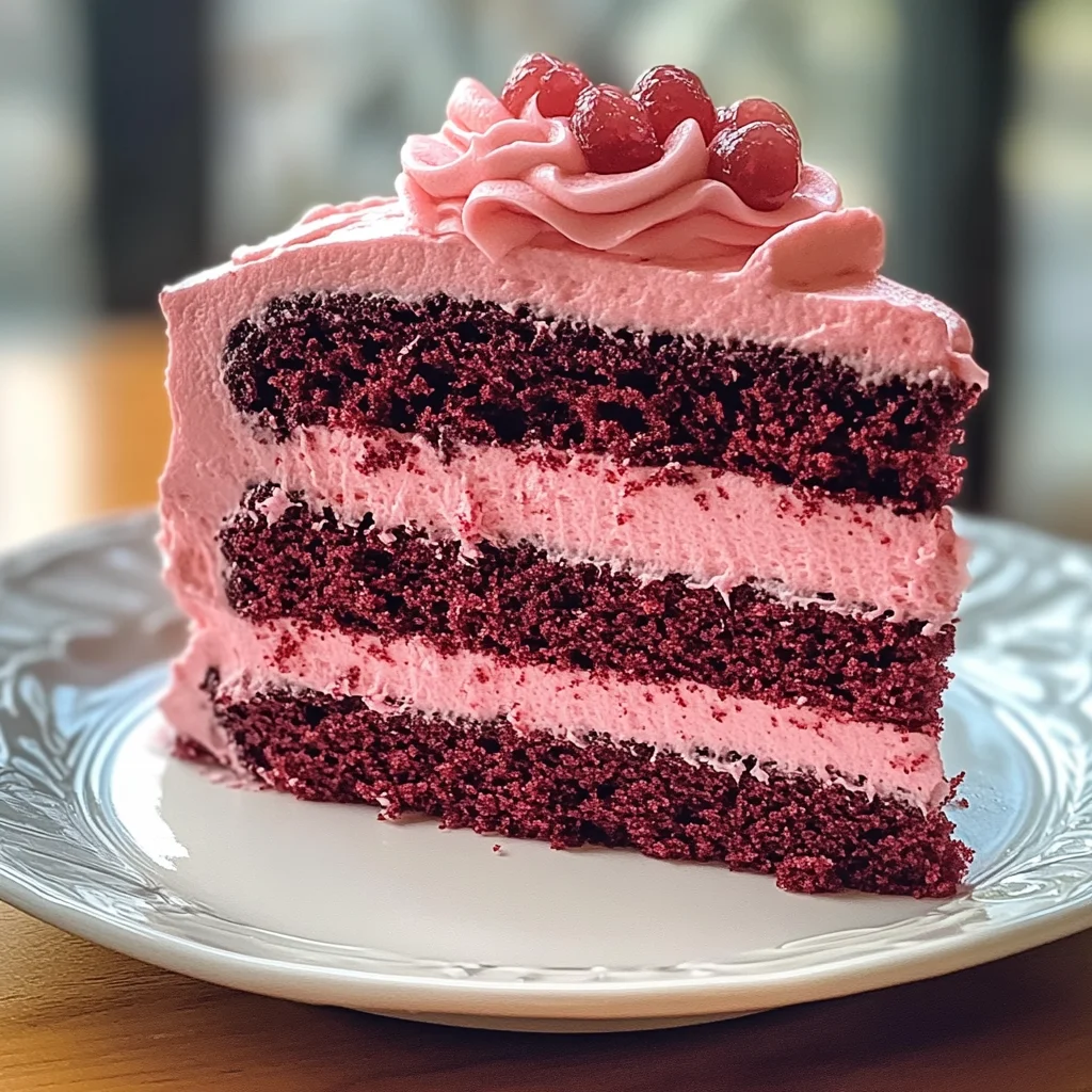 Mother's Day Pink Velvet Cake