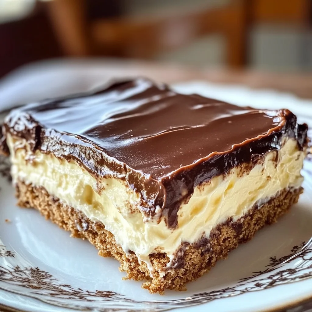 No-Bake Eclair Cake
