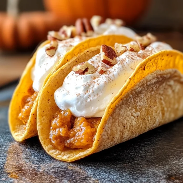 Pumpkin Pie Tacos